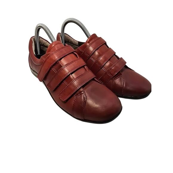 Womens Ross Hommerson Natasha Comfort Shoe Red Leather Size 8 M Excellent - Picture 4 of 8